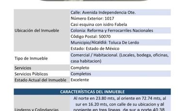 EDIFICIO EN VENTA EN TOLUCA ¡ATENCION DESARROLLADORES!