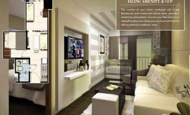 RFO 1Bedroom Unit in Coast Residences facing manila bay 10% in 30 months to pay Down Payment