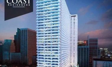 RFO 1Bedroom Unit in Coast Residences facing manila bay 10% in 30 months to pay Down Payment