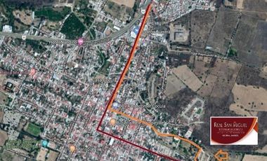 VENTA DE TERRENO RESIDENCIAL EN FRACCIONAMIENTO SAN MIGUEL EN COCULA  JALISCO