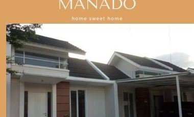 RUMAH MURAH & CANTIK, DEKAT BANDARA, TEPI JALAN UTAMA DI MANADO