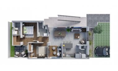 DEPARTAMENTO PLANTA BAJA VENTA EN ZAKIA-ZIRÉ EL MARQUES QUERETARO GAA