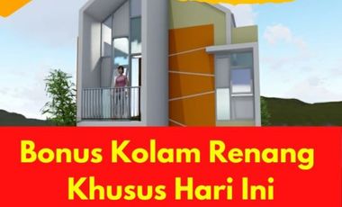 Miliki Rumah 2 Lantai di Bandung Hanya 395jtan Saja Bonus Kolam Renang