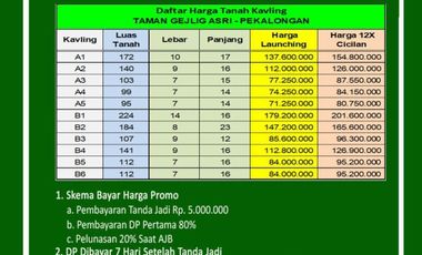 1 Km SMPN 2 Kajen: Kavling Promo Launching Pekalongan