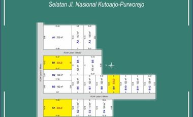 60 Jt-an Tanah Murah Purworejo dekat Terminal Bus