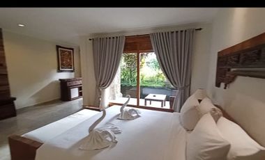 BEAUTIFUL BOUTIQUE HOTEL FOR SALE IN UBUD BALI DIJUAL HOTEL MEWAH HARGA SUPER MIRING DI BALI
