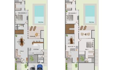 Casa en privada residencial Nadira, Norte de Mérida