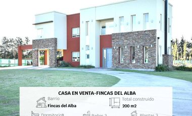 Casa en Venta - Barrio Privado Fincas del Alba Canning , Ezeiza