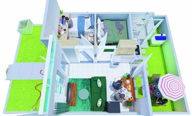 RUMAH CLUSTER CANTIK BERSUBSIDI, DESAI MENAWAN DAN RUPAWAN HANYA 8,5JT TERIMA KUNCI