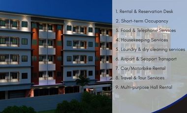 Condotel Fully Furnished Studio Type in Atharra Suites Panglao| BOHOLANA REALTY