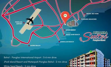 Condotel Fully Furnished Studio Type in Atharra Suites Panglao| BOHOLANA REALTY
