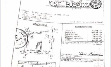 EXCELENTE PISO CON COCINA, 2 BAÑOS Y AMBIENTE DE 8 x 17 mts, COMERCIAL O VIVIENDA.