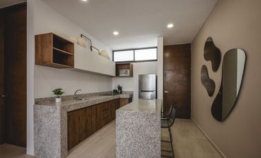 Departamento en Preventa de 2 Recámaras con Jardín en Mérida