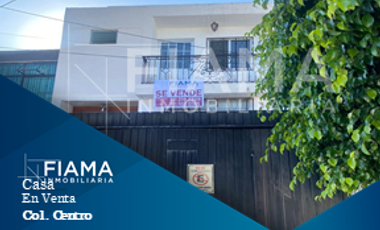 CASA EN VENTA COL. CENTRO, TEPIC, NAYARIT. (G)