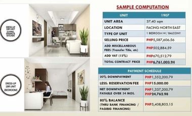 Very Affordable in 1 Bedroom For Sale In Quezon City