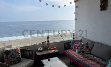 ARRIENDO HERMOSO DEPTO PRIMERA LINEA ESPECTACULAR VISTA AL MAR - GGCC INCLUIDO