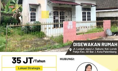 rumah sewa dkt unsri bukit palembang
