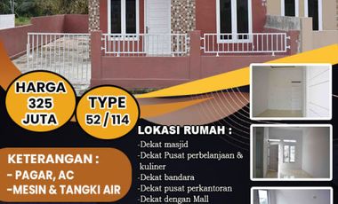 DI JUAL CEPAT READY STOCK TYPE 52 POSISI DI SUDUT JL BUKIT BARISAN