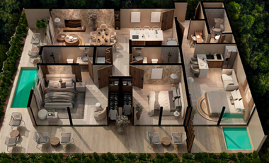 RELAJANTE PENTHOUSE EN VENTA EN TULUM ,QUINTANA ROO
