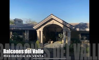 Residencia en Venta Balcones Del Valle
