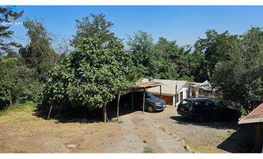 Sitio con Casa de 60 m2 y terreno de 1300 m2  en Machali a pasos de carretera el cobre, con derechos de agua - QVAL Propiedades