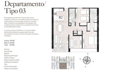 Departamentos en PREVENTA en zona Valle Poniente