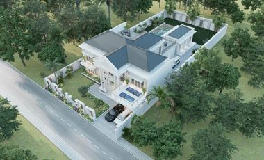 clasikal modern cantik lingkungan hijau dan asri