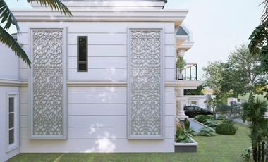 clasikal modern cantik lingkungan hijau dan asri