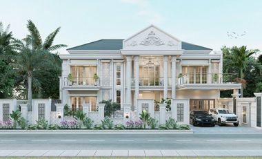 clasikal modern cantik lingkungan hijau dan asri