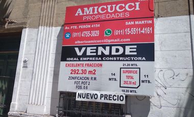 Terreno en Venta en Ciudad del Libertador General José de San Martín, San Martín, Buenos Aires
