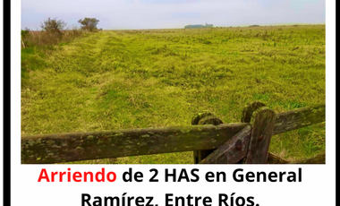 Arriendo de campo en Ramirez