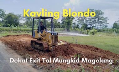 Tanah Blondo Magelang Dekat Jl. Raya: Jalan Lebar 5mtr