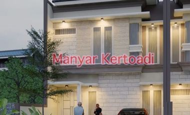 Dijual Rumah Baru di Manyar Kertoadi Surabaya