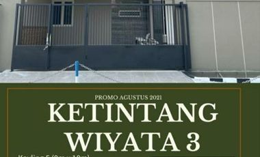 Dijual Rumah Hunian Harga Promo di Ketintang Wiyata 3, Surabaya