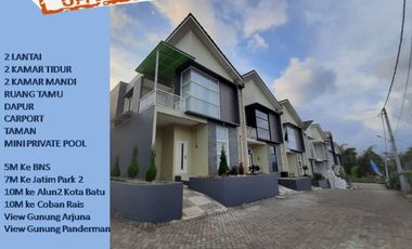 View G. Arjuna RUMAH VILLA MURAH DI KOTA BATU TIPE 67