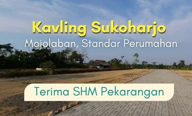 Tanah Rumah Mojolaban, Dekat Kantor Desa Labar: 1jt-an/m2