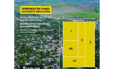 Terreno en zona urbana de Funes (Ver descripción precio por lote)