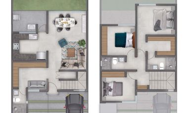 CASA EN VENTA SURPONIENTE AGS MDF
