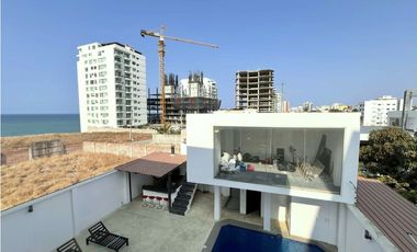 Casa moderna, independiente con vista al mar en Barbasquillo, Manta