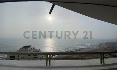 Se arrienda amplio e iluminado departamento hermosa vista al mar sector sur