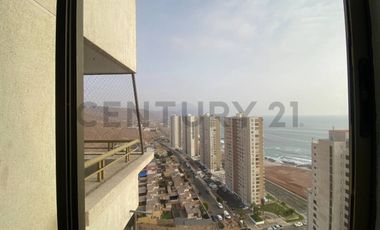 Se arrienda amplio e iluminado departamento hermosa vista al mar sector sur