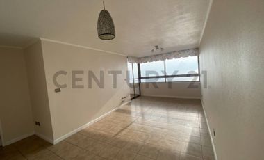 Se arrienda amplio e iluminado departamento hermosa vista al mar sector sur