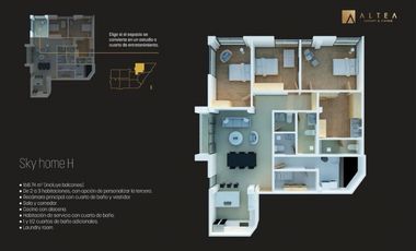 Departamento en Venta en ALTEA Pachuca, lujo y confort 168 m²