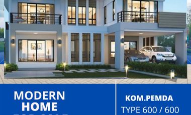 Hunian Cluster Mewah 2 Lantai Full Interior Di Komp Pemda