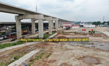 Disewakan tanah dan Gudang di REST AREA 19B Tambun Selatan