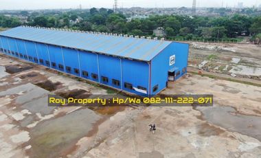 Disewakan tanah dan Gudang di REST AREA 19B Tambun Selatan