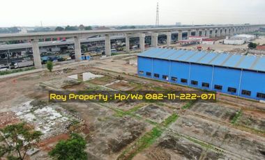 Disewakan tanah dan Gudang di REST AREA 19B Tambun Selatan