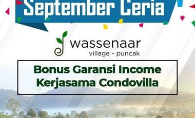 Investasi Villa 2LT Murah Garansi Income di Puncak Cipanas Cianjur