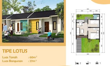 DI JUAL TOWN HOUSE PERMATA MUTIARA MAJA ‘CLUSTER TOPAZ’ – DI LEBAK !