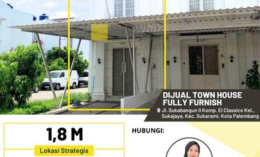 JUAL TOWN HOUSE MEWAH PALEMBANG
